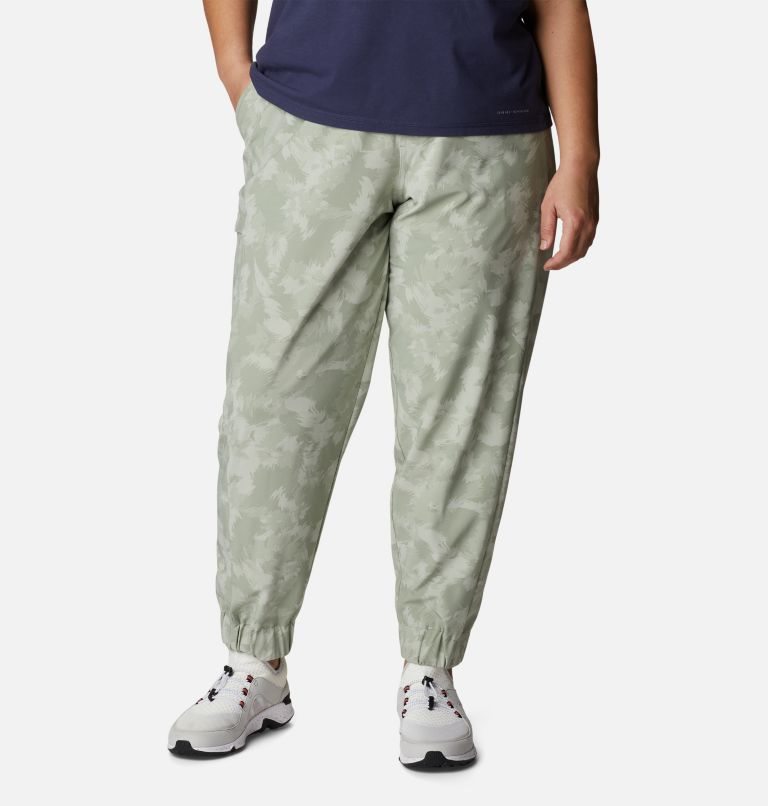 Women\'s Columbia Pleasant Creek Jogger Olive | Plus Size CA-L851A